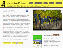 Tablet Screenshot of napabeedriven.com